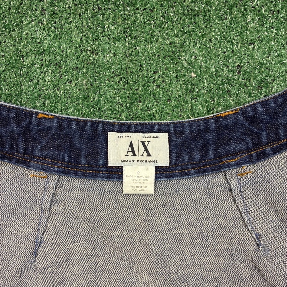 Armani Exchange Denim Mini Skirt - Picture 3 of 6